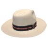 Ladies Panama Large Brim Trilby Hat - Image 2