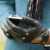 Men's Touchscreen Leather Driving Gloves - Image 3